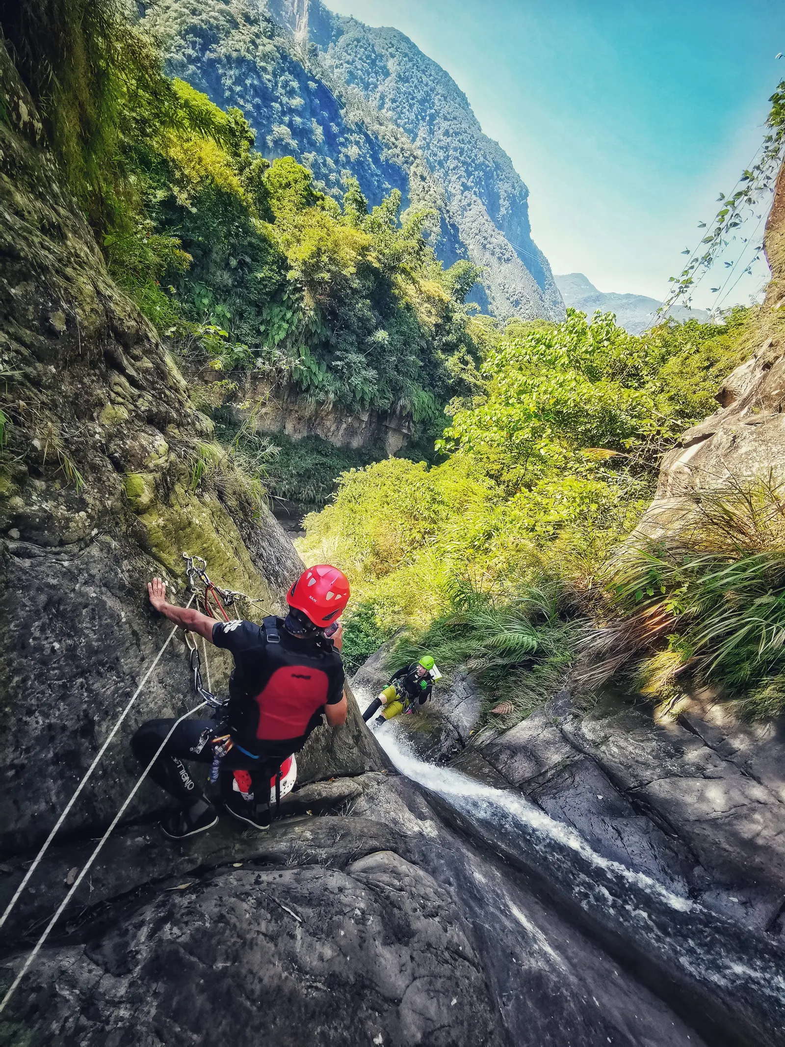 canyoning station in ghost canyon